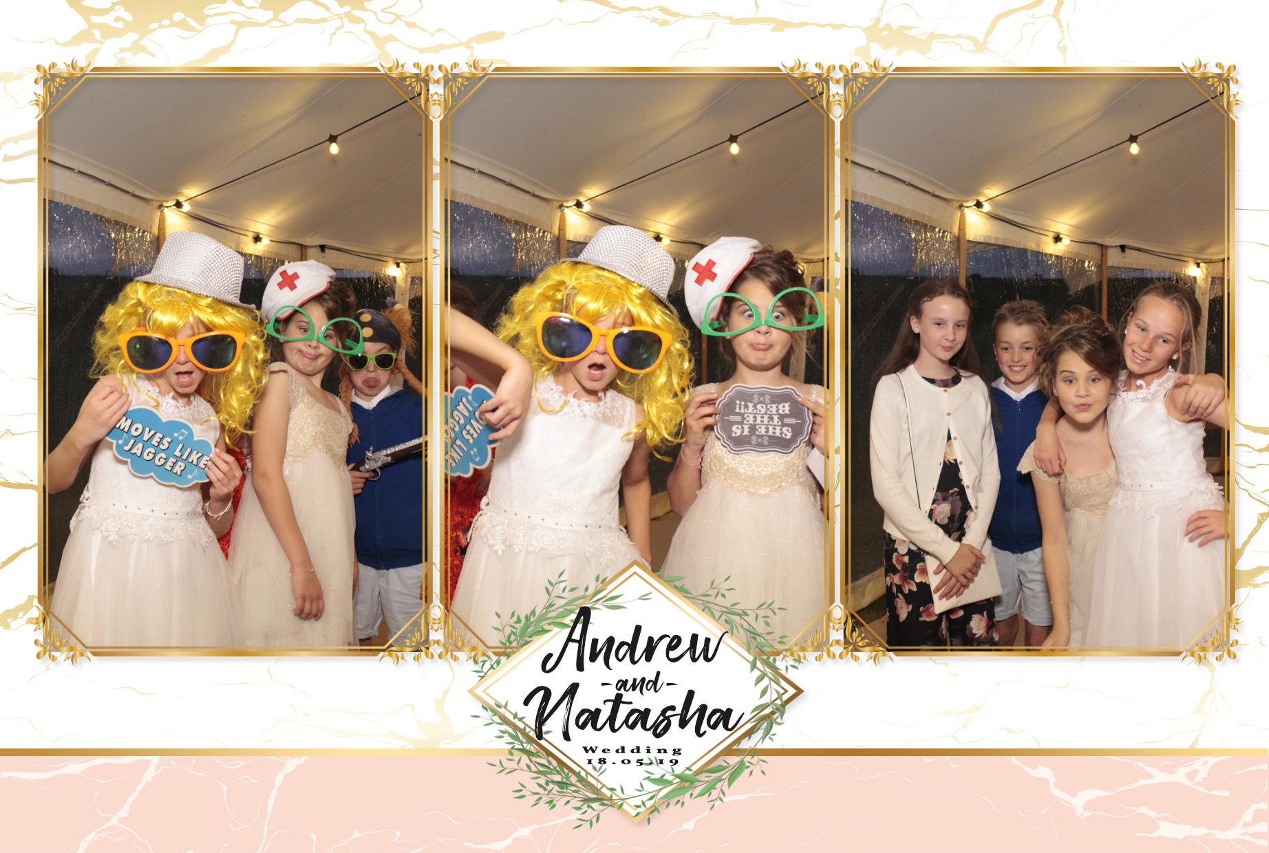Andrew & Natasha's Wedding  | View more photos from the event at gallery.myphotoboothexperience.co.uk/u/MyPhotoBoothExperienceLtd/Andrew-Natashas-Wedding